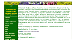 Desktop Screenshot of gardensablaze.com